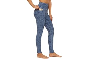 AMYTIS LINGERIE AMYTIS Gym Leggings for Women UK Stretch Soft Yoga Pants for Women Tummy Control Workout Sports Leggings with Pockets