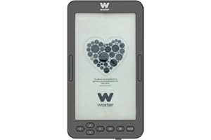 Woxter E-Book Scriba 195 S - Lecteur-Compact Noir de Livres électroniques de 4.7 Pouces (960x540, écran Blanc perlé e-LIK, epub, pdf) 4 Go, Conserver Plus de 2000 Livres, Couleur Noire