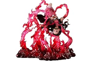 Zhongkaihua Kamado Nezuko - Figura de PVC de 20 cm, Kamado Nezuko Postura hacia atrás, personaje de anime, modelo de estatua de PVC, adorno para decoración del hogar, regalo coleccionable