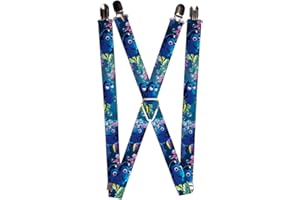 BUCKLE DOWN Buckle-Down Suspenders-Dory 3-Poses/Bubbles Under The Sea