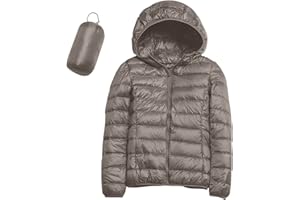 POIUIYQA Piumino Donna 100 Grammi Leggero con Cappuccio Piumini Elegante Giacca Piumino Ripiegabile Donna Giacconi Invernale Cappotto Piumino Ultraleggero Pesante Giubbotti Imbottiti Giubbini Giacca