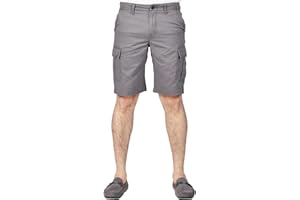 Soroor Mens Cargo Shorts, 100% Cotton Relaxed Fit Men's Shorts, Breathable for Outdoor, Hiking, Work | Tactical Combat Cargo Short with Pockets