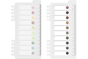 INSPUTOL Haft-Tabs, Index-Tabs, beschreibbare und neu positionierbare Ordner-Tabs, bunte Haft-Index-Tabs, Datei-Tabs, Seitenmarkierungen, Tabs, Seiten-Tabs für Seiten-Marker, Dateien klassifizieren (400 Stück)