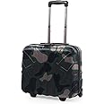 SUITLINE - Pilot Trolley, Hard Shell, Business Trolley, Cabin Suitcase, Pilot Case, Carry On Luggage, TSA, ABS, 2 Wheels, Camouflage