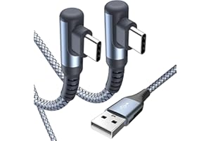 SWEGUARD Kabel USB C 3,1 A do szybkiego ładowania [2 sztuki 2 m], kabel do ładowania USB C, kabel nylonowy do iPhone 15/Pro/Max/Plus, Samsung Galaxy S24, S23, S22, S21, S20, S10, S9, S8, Note 10/,M31 M30s M20,