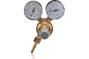 Reductor de presión para gas protector de argón/CO2, mini regulador de presión para botellas reutilizables MIG/MAG WIG TIG, EINFEBEN