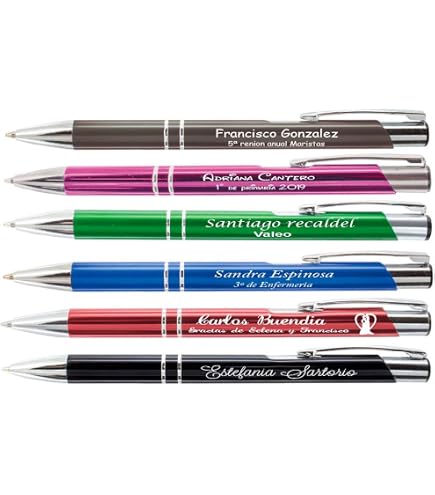 Boligrafos Personalizados Grabados Para Regalo YanNanKe Hasta 500