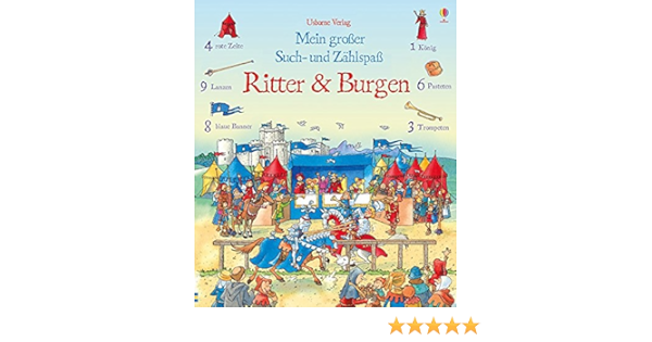 Mein Grosser Such Und Zahlspass Ritter Und Burgen Amazon De Maskell Hazel Gower Teri Osborne Heike Bucher
