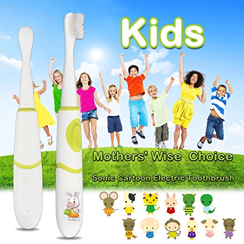 Discoball® Dental Health Cartoon Sonic Electric Toothbrush 2015 Small Head Kids