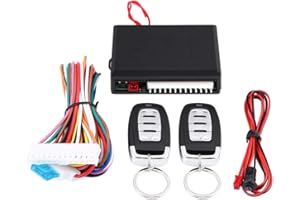 EVGATSAUTO Keyless Entry System, Auto Fernschlüssel Sicherheitstürschloss LB-405/L261 Zentralverriegelung nachrüsten mit alarmanlage Fernbedienungssatz Universal