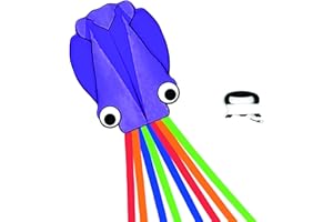 Simxkai Octopus Kite for Kids & Adults, Easy to Fly Beginner Kite for Boys & Girls