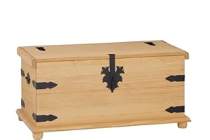 IDIMEX - Baúl de madera de pino maciza, diseño mexicano