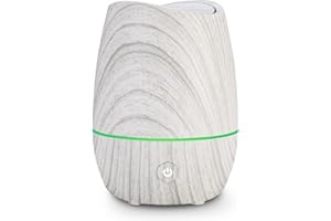 GMSYSW Diffusore di Oli Essenziali Ultrasuoni: 300ml Diffusore di Aromi Umidificatore Diffusore Ambiente Elettrico Vaporizzatore per aromaterapia con 7 Colori LED