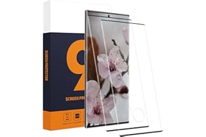 Carantee 2 Pack Verre Trempé pour Samsung Galaxy S23 Ultra 5G Vitre Protection, Dureté 9H Résistant aux Rayures, Couverture 3D, Tactile sensible, 0,33mm Sans Bulle Ultra HD S23 Ultra Protection Écran