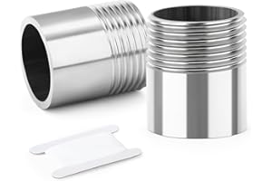 ERGAOBOY 10 pezzi 304 in acciaio inox singolo filo di saldatura tubo, 1" BSP filettatura maschio collegare tubo di acqua diretta