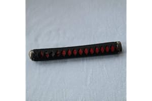 BOHIHYU yubo Sword Handle Tsuka 10.2" Alloy/Copper/Iron Fittings and Imitation or Genuine Samegawa DB02 10.2"