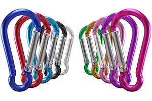 OMUKY Karabiner Klein Schlüsselanhänger Mini Karabinerhaken Aluminium für Sport,Freilauf