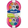 Pelikan Deckfarbkasten Space & Pinsel-Set – 12 Farben + 10 Pinsel (5 Haar-, 5 Borstenpinsel)