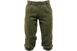 Game Technical Apparel Mens Derby Tweed Breeks Teflon Coated Plus Fours Breeches for Hunting Shooting Country-wear