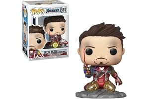 Funko Pop! I Am Iron Man Pop! Avengers Endgame #580 Edición Especial Glow in Dark Bobblehead Figura