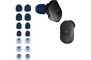 kwmobile 14x silikonproppar för Sony WF-1000XM3 / WF-1000XM4 / WF-1000XM5 – reservöronproppar i 4 storlekar – örontips för in