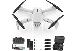 GLXERTVZ Drohne mit Kamera HD 4K,RC Faltbare FPV WiFi Live Übertragung Drohne für Kinder Anfänger,2 Akku Lange Flugzeit,Headless Modus,Flugbahnflug,Hindernisvermeidung,One Key Start/Landen,Headless Modus