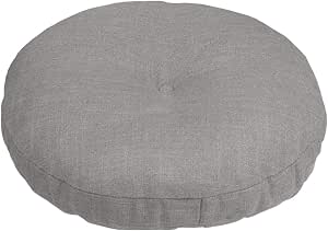 Coussin De Sol Tatami Japonais 40x40cm Épais En Lin - Coussin Chaise Balcon Canapé Style Zen Milky White