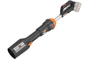 WORX Akumulatorowa dmuchawa do liści 40 V Leafjet WG585E.9 bez akumulatora i ładowarki, czarny/pomarańcozwy