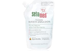 Sebamed, Detergente pH5,5 senza sapone, per pelle secca o sensibile, confezione ricarica, 400 ml