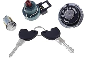 2EXTREME Schlosssatz Zündschloss-Set mit Helmfachschloss und 2 Schlüsseln kompatibel mit Piaggio Zip 50cc, 2001-2009, Schwarz