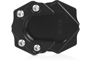 YIEBA Soporte Lateral de Aluminio para Motocicleta Soporte de Ampliación Accesorios de Rodamiento de Placa de Ampliación para Piaggio Vespa GTS GTV 250300 2013-2020