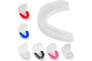 Muse Impex Mouth Guard Gum Shield for Boxing, Rugby, Martial Arts, Judo, Karate, MMA, Hockey, and All Contact Sports Professional MouthGuard for Adults and Kids - Teeth and Jaw Safety with Case