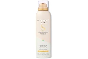 Sanctuary Spa Golden Sandalwood Mousse to Oil Moisturiser, 7 Day Moisture, With Coconut Oil & Shea Butter, Mineral Oil Free, Cruelty Free & Vegan, 200ml