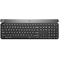 Logitech Craft Tastiera Wireless, 2.4 GHz/Bluetooth, Pulsante Girevole di Comando, Tasti con Retroilluminazione Automatica, R