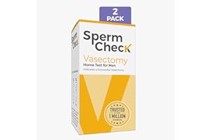 SPERMCHECK Check Vasectomy Home Test Kit - Check Count Post Vasectomy - 2 Pack - Easy to Read, Private - 98% Accuracy - FSA HSA Eligible - FDA Cleared
