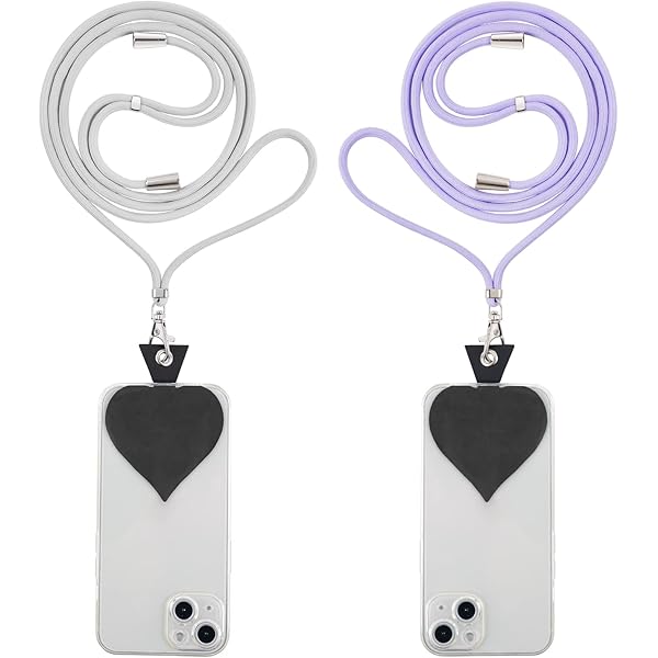 Tracolla A Catena Per Cellulare Con 2 Toppe Di Ricambio - Portacellulare Da Collo In Pelle PU E Alluminio - Foto 14