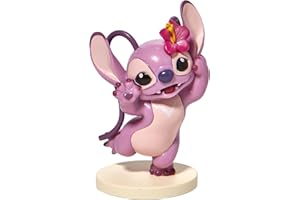 Enesco Stitch Angelo con Fiore Lilo e Stitch 7,5 cm, 76780016339