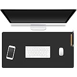 Amazon Brand – Eono Mouse Pad,Non Slip Mouse Mat,Waterproof Protector PU Leather Desk Mat - Double Sided Color use for PC Gam