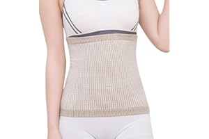 FAXIANTHER Stretchy Thermal Arthritis Rheumatism Kidney Lumbar Binder Warmer Belt Winter Fall Soft Warm Knitted Waistband Stomach Abdominal Brace Guard Wrap Back Support Band for Men Women