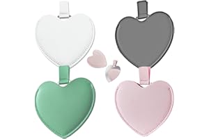 Eabdice 4 Pezzi Specchio Pieghevole Tascabile, Specchio Cosmetico, Specchio Tascabile, per Regali di Anniversario di Matrimonio di Compleanno