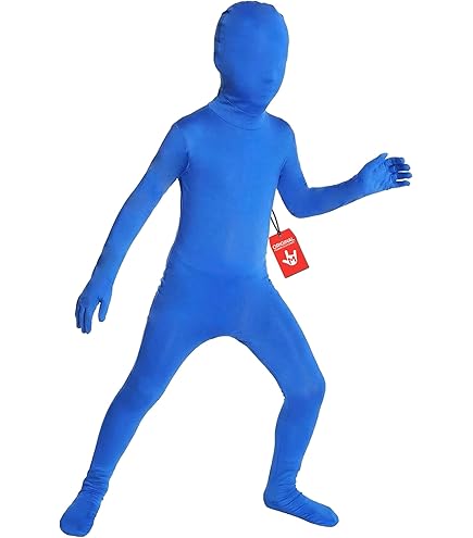 Morphsuit Full Body Costume - Blue XL | Original Bodysuit for Adults and Kids | Super Stretchy Suit, Great for DIY Party Outfit | Halloween Cosplay Fancy Dress | For Men and
