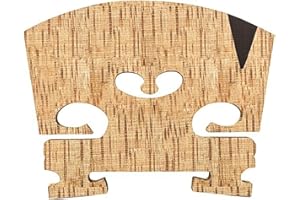 KOPEME Puente de violín 4/4: puente de violín de arce sólido de más fino, precortado y preajustado para adaptarse a violines 4/4
