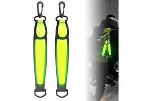 TaimeiMao Colgante Reflectante, Cinta de Luz Reflectante, LED Intermitente Colgante Reflectante, 3 Modos LED Luz de Seguridad para Niños, para Mochila Escolar,Mochila,Senderismo,Correr