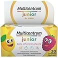 Multicentrum Junior Integratore alimentare Multivitaminico Multiminerale, apporto completo formulato per i bambini 4+, Senza 