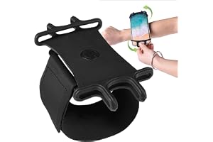 Running armbandshållare - sportarmband kompatibelt med | | | Roterande armhållare, Lätt -band, bergsklättring, jogging, promenader, cykling, shuttle, D