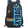 Skybags KREW 01 Laptop Backpack (H) Black, Black, One Size, Classic