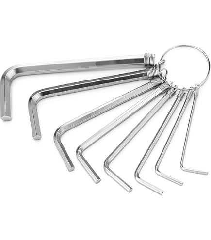 LEONTOOL Schlag Sechskantschlüssel Bohrer Set, 10 Stück, metrisch (1,5
