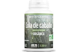 BIO ATLANTIC Cola de Caballo Orgánica en Pastillas 400 mg - 200 comprimidos