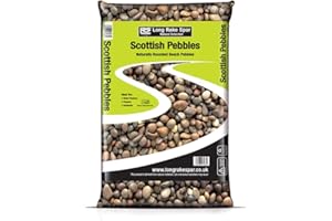 SUREGREEN Scottish Pebbles | 30mm - 50mm | 20kg | Aggregates, Garden Pebbles, Garden Chippings, Driveway Stones/Sealer