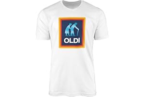 SMARTYPANTS Oldi Couple T-Shirt Top - Novelty Joke Funny Old Age Elderly Birthday Christmas Father's Day Dad Daddy Father Grandad Grandpa